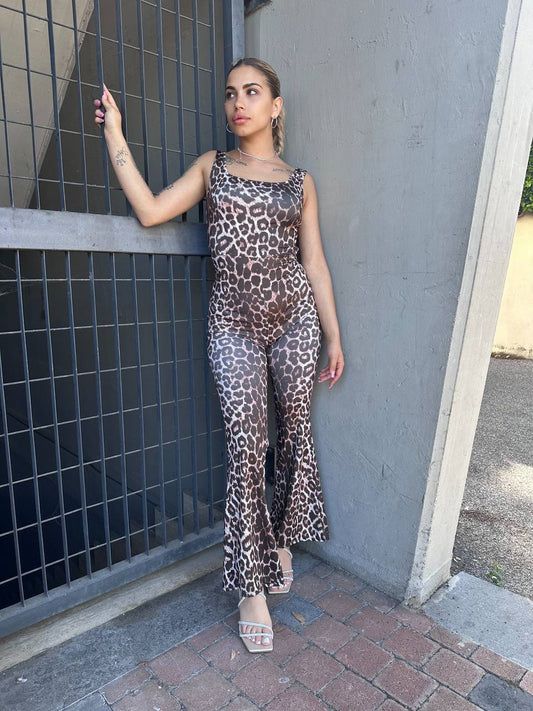 Jumpsuit animalier